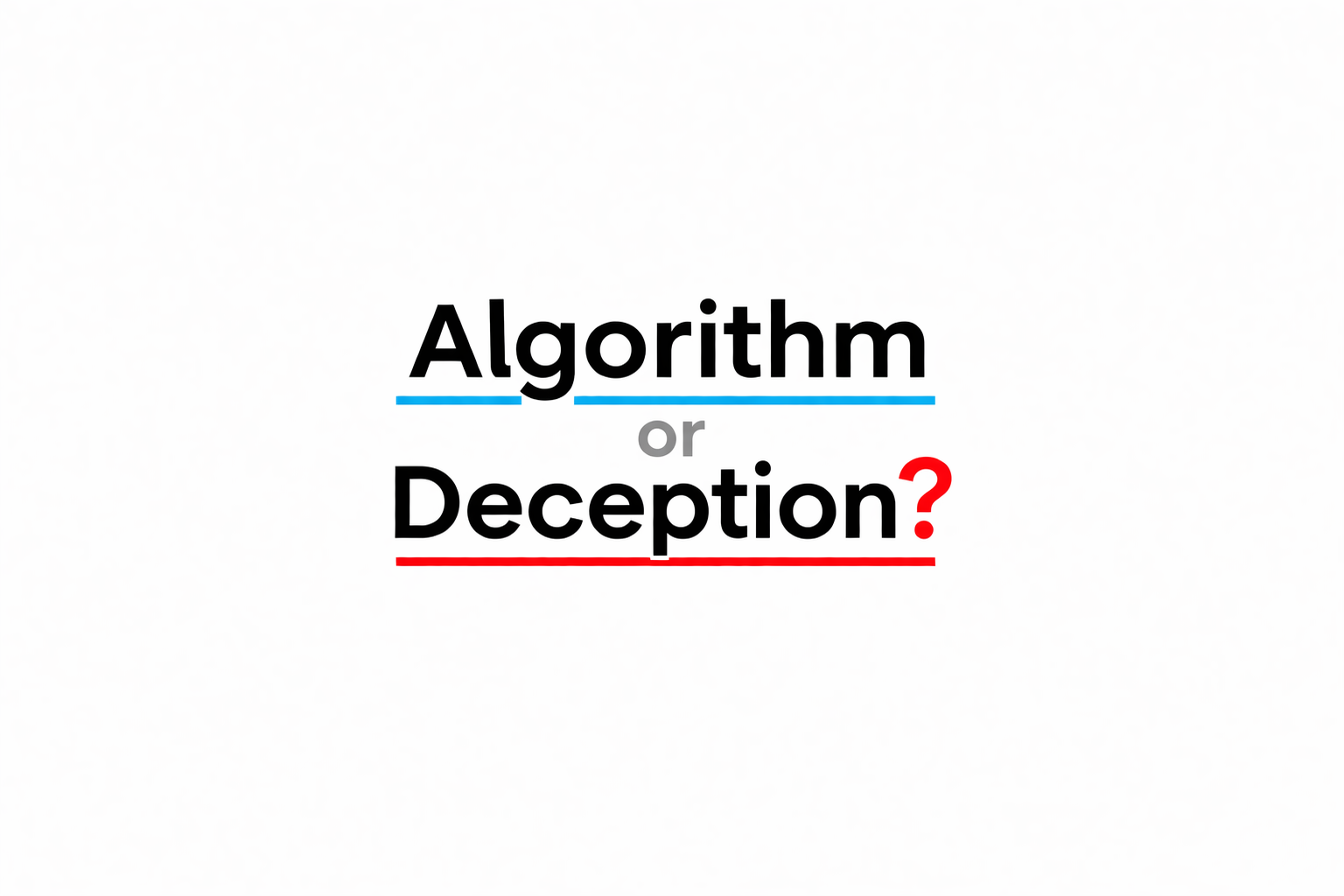 Algoritm yoxsa fırıldaqçılıq?